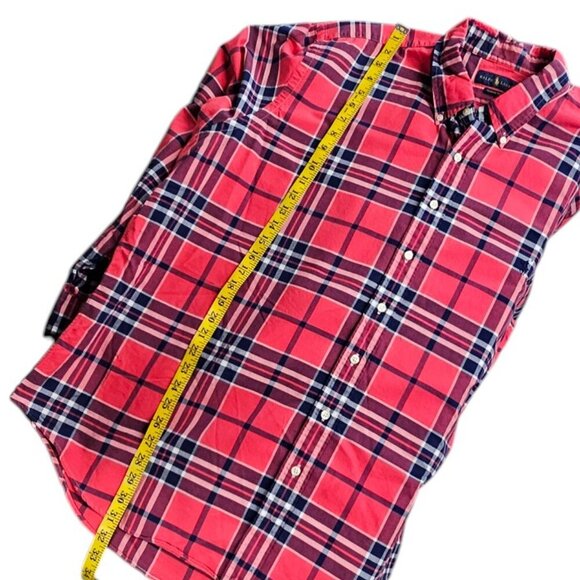 Ralph Lauren Mens Classic Fit Long Sleeve Button Down Shirt, Plaid, Size 2XB - Picture 4 of 8